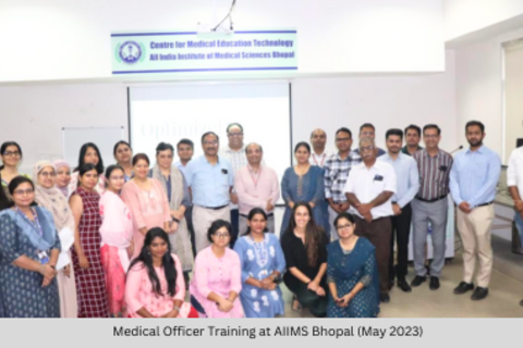 OptimizeD team training medical officers